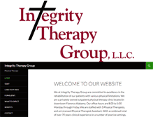 Tablet Screenshot of integritytherapygroup.com